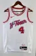 NBA Men Season 2024 Houston Rockets White City Edition #4 GREEN Jersey High Quality Name and Number Print
