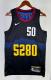 NBA Men Season 2024 Denver Nuggets Black City Edition #50 GORDON Jersey High Quality Name and Number Print