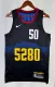 NBA Men Season 2024 Denver Nuggets Black City Edition #50 GORDON Jersey High Quality Name and Number Print
