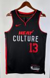 NBA Men 2024 Miami Heat Back City Edition #13 ADEBAYO Jersey High Quality Name and Number Print