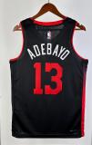 NBA Men 2024 Miami Heat Back City Edition #13 ADEBAYO Jersey High Quality Name and Number Print