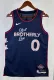 NBA Men 2024 Philadelphia 76ers Navy City Edition #0 MAXEY Swingman Jersey