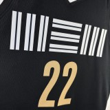 NBA Season 2024 Memphis Grizzlies Black City Eidtion #22 BANE Jersey High Quality Name and Number Print