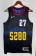 NBA Men Season 2024 Denver Nuggets Black City Edition #27 MURRAY Jersey High Quality Name and Number Print