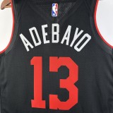 NBA Men 2024 Miami Heat Back City Edition #13 ADEBAYO Jersey High Quality Name and Number Print