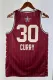 NBA Men 2024 Los Angeles Lakers All Stars Red #30 CURRY Jersey High Quality Name and Number Print