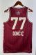 NBA Men 2024 Los Angeles Lakers All Stars Red #77 DONCIC Jersey High Quality Name and Number Print