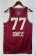 NBA Men 2024 Los Angeles Lakers All Stars Red #77 DONCIC Jersey High Quality Name and Number Print