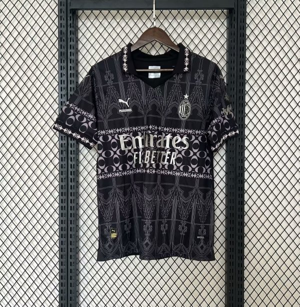 23/24 AC Milan Black Jersey Fans Version  1:1 Quality