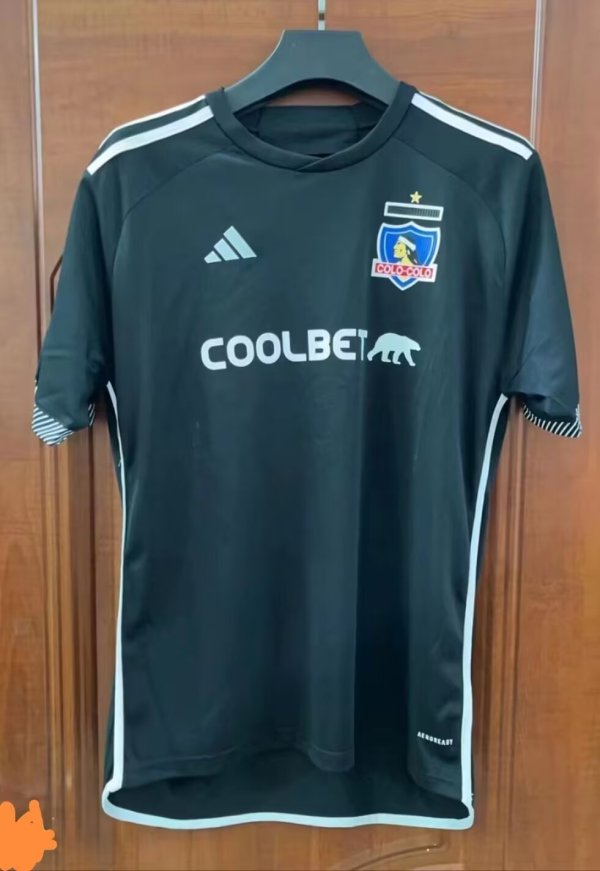 24/25 Colo-Colo Away Black Fans Soccer Jersey
