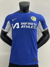23/24 Chelsea Home Jersey With Sponsors Player Version 1:1 Quality