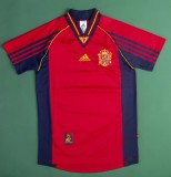 1998 Spain Home Fans Version Retro Jersey