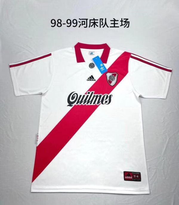 98-99 River Plate Home Retro Jersey