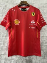 2024 Ferrari F1 Team POLO Round Collar T-Shirt