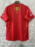 2024 Ferrari F1 Team POLO Round Collar T-Shirt