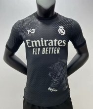 23/24 Real Madrid Y-3 Black Jersey Player Version 1:1 Quality xiongyinig