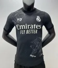 23/24 Real Madrid Y-3 Black Jersey Player Version 1:1 Quality xiongyinig