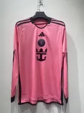 24/25 Miami Home Jersey Long Sleeve Fans Version 1:1 Quality  509