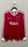 95/96 Liverpool Home Retro Jersey Long Sleeve