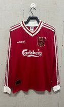 95/96 Liverpool Home Retro Jersey Long Sleeve