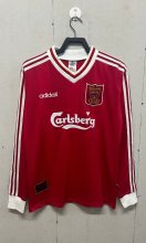 95/96 Liverpool Home Retro Jersey Long Sleeve