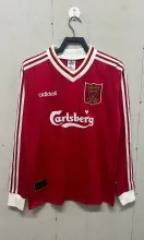 95/96 Liverpool Home Retro Jersey Long Sleeve