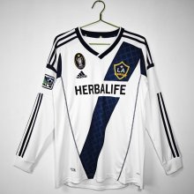 11/12 LA Galaxy Home Retro Jersey Long Sleeve Fans Version
