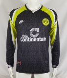 95/96 Dortmund Away Retro Jersey Long Sleeve