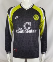 95/96 Dortmund Away Retro Jersey Long Sleeve