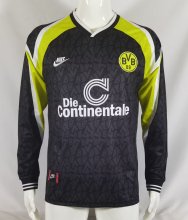 95/96 Dortmund Away Retro Jersey Long Sleeve