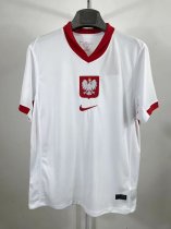24/25 Poland Home Soccer Jersey Fans Version  1:1 Quality