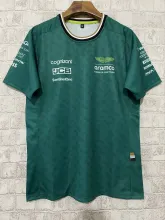 2024 Aston Martin Cognizant F1 Team Round Collar With ALONSO 14 T-Shirt