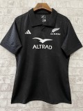 2024 New Zealand Rugby All Black Home Rugby Jersey High Quality
