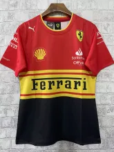 2024 Ferrari F1 Team POLO Round Collar T-Shirt