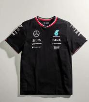 2024 Mercedes F1 Team Round Collar POLO T-Shirt