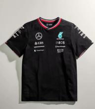 2024 Mercedes F1 Team Round Collar POLO T-Shirt