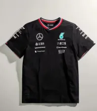 2024 Mercedes F1 Team Round Collar POLO T-Shirt