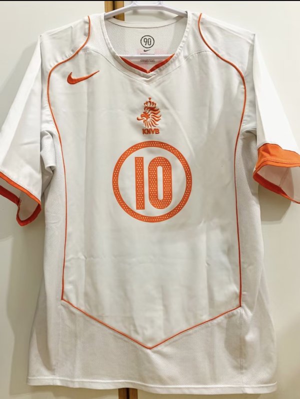 2004 Netherlands Away Retro Jersey