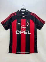 00/02 AC Milan Home Retro Jersey