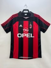 00/02 AC Milan Home Retro Jersey