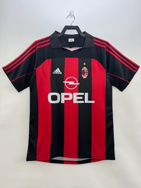 00/02 AC Milan Home Retro Jersey