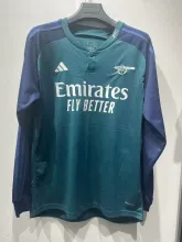23/24 Arsenal Away Jersey Fans Version Long Sleeve
