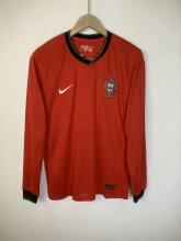 24/25 Portugal Home Soccer Jersey Long Sleeve Fans Version  1:1 Quality