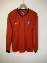 24/25 Portugal Home Soccer Jersey Long Sleeve Fans Version  1:1 Quality