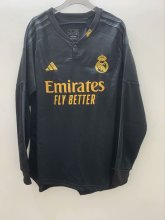 23/24 Real Madrid Third Jersey Long Sleeve 1:1 Quality Fan Version