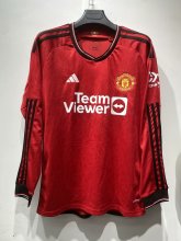 23/24 Man United Hone Long Sleeve Jersey Fans Version 1:1 Quality