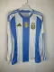 24/25 Argentina Home Jersey With Fifa Long Sleeve Fans Version 1:1 Quality