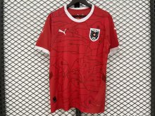 24/25 Austria Home Soccer Jersey Fans Version  1:1 Quality