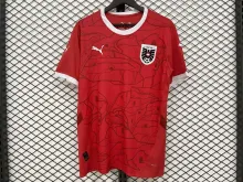 24/25 Austria Home Soccer Jersey Fans Version  1:1 Quality