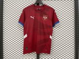 24/25 Serbia Home Soccer Jersey Fans Version
